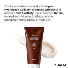 P.CALM RETINOLAGEN Pore AMPOULESHOT Foam Cleanser