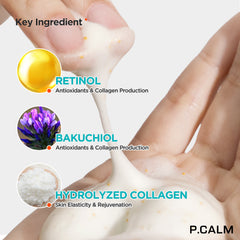 P.CALM RETINOLAGEN Pore AMPOULESHOT Foam Cleanser