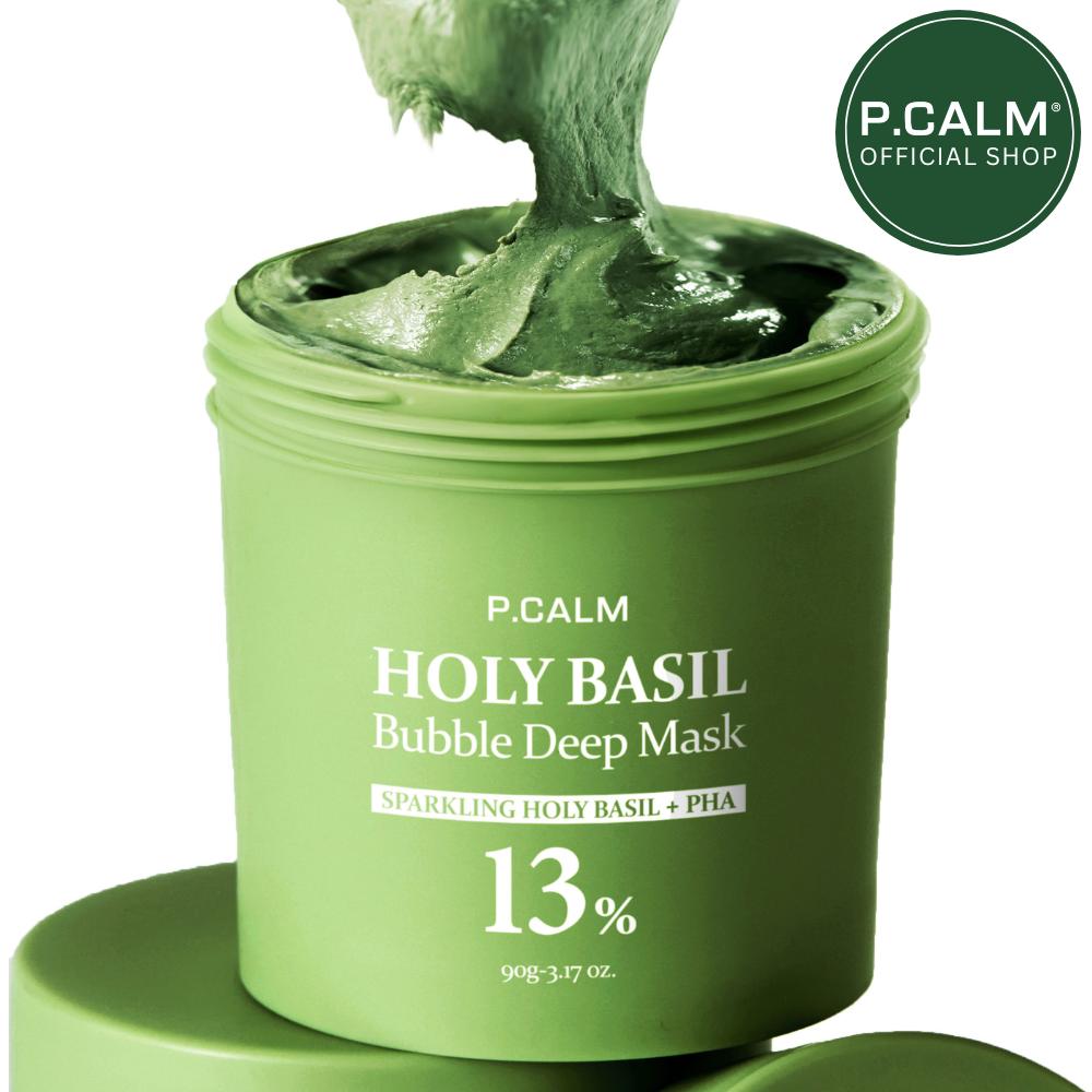 P.CALM Holy Basil Bubble Deep Mask 90g