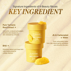P.CALM Turmeric Bubble Deep Mask 90g