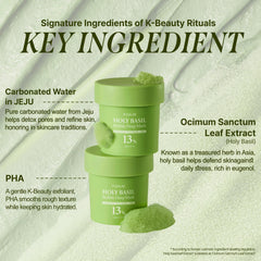 P.CALM Holy Basil Bubble Deep Mask 90g